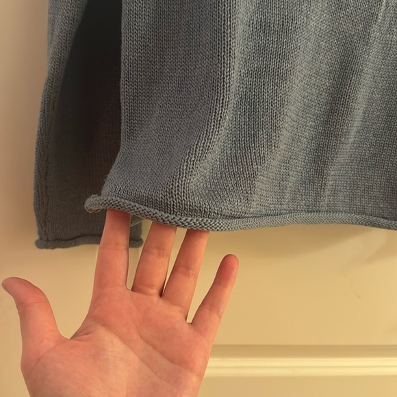 Marled ‘CH🌴LL’ Knit Long Sleeve Sweater - Picture 3 of 7